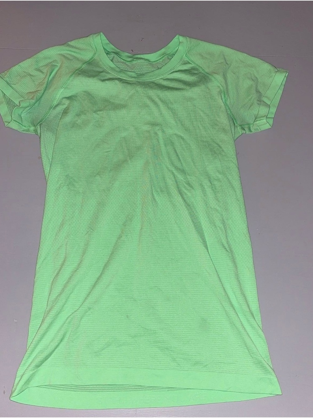 lululemon athletica Kids Neon Lime Short Sleeve Tee woman’s